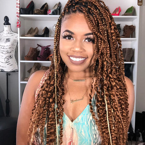 15 Ways To Style Your Bohemian Box Braids Natural Girl Wigs