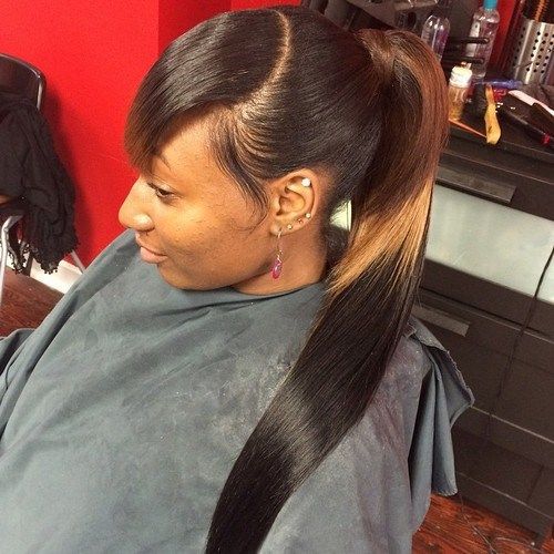 Gladys Braided Ponytail Super Long 40 inches Yaki Straight Braid Drawstring  Ponytail For Black Women Synthetic Hair