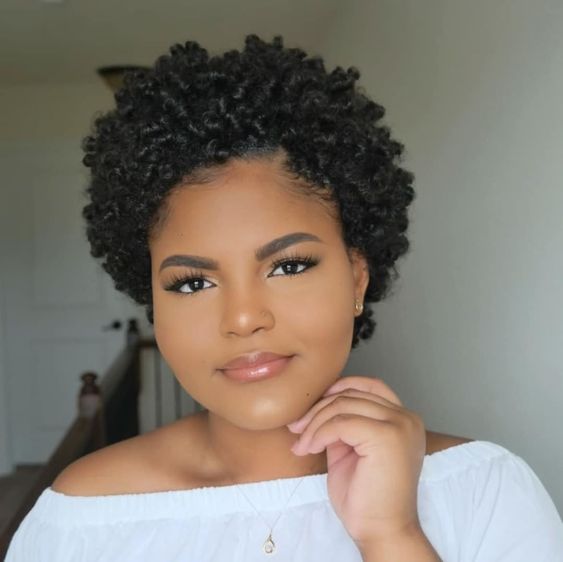 Quick Easy Hairstyles For Natural Short Black Hair Natural Girl Wigs