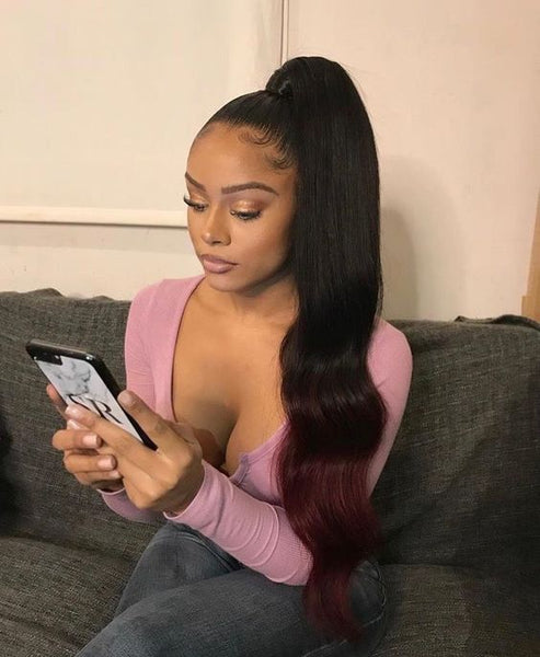 Easy Black Side Ponytail Hairstyles For 2019 Natural Girl Wigs