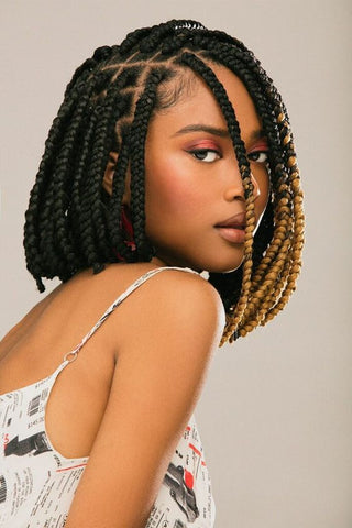 Amazon.com : Youthfee Fully Handmade Big Twisted Braided Ponytail Hair  Extensions for Black Women Natural Looking Super Lightweight Twisted Braids  Hair Piece : Beauty & Personal Care