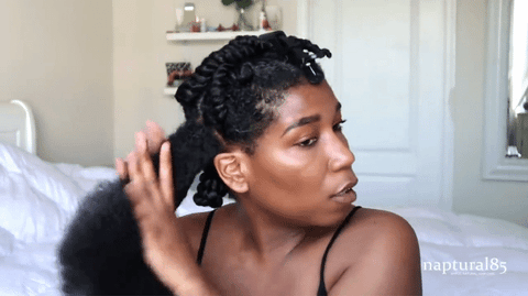 putting hair in twists
