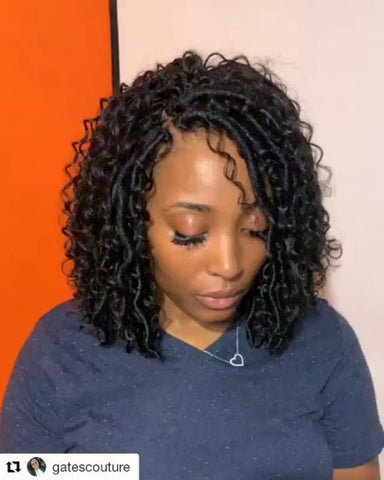 River Goddess Locs Crochet Braids With Leave Out 
