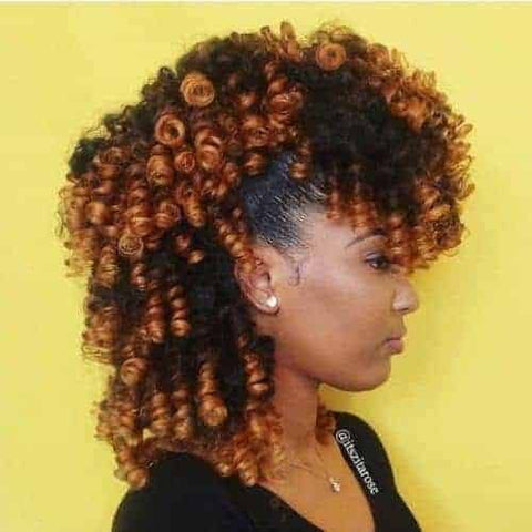 Perm Rods Mohawk Style