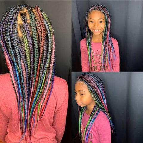 Knotless braids