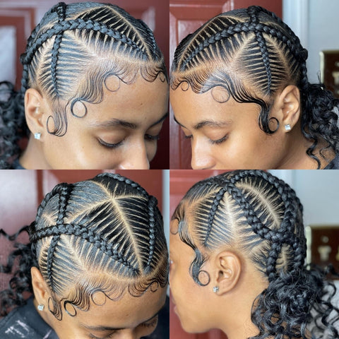 Criss-cross Stictch Braids