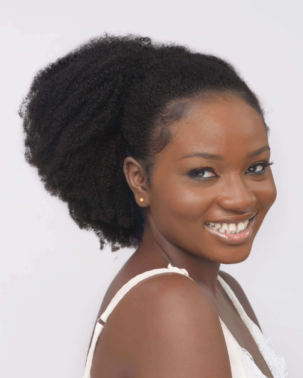 Afro Kinky Natural Hair / 4b 4c Afro Kinky Hairstyles Human Hair