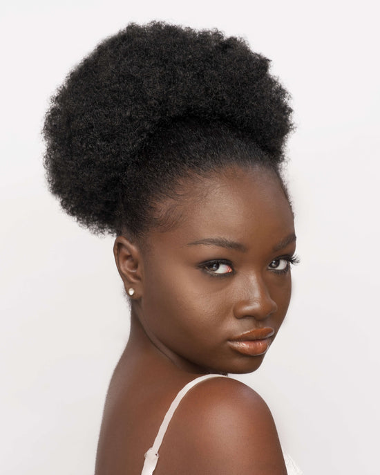 CINHOO Coily Hair Ponytail Afro High Puff Hair Bun India | Ubuy