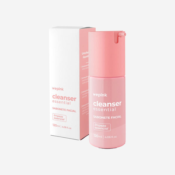 Cleanser Essential Sabonete Facial 120ml - We Pink