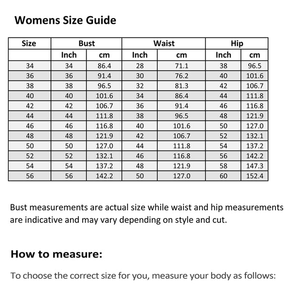 Size Guides – Roop Darshan