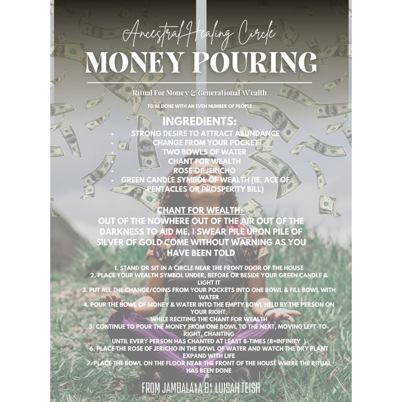 Ancestor Money for Ancestral Offering, Ancestral Meditation, Ancestor  connections and more – Portals and Palms