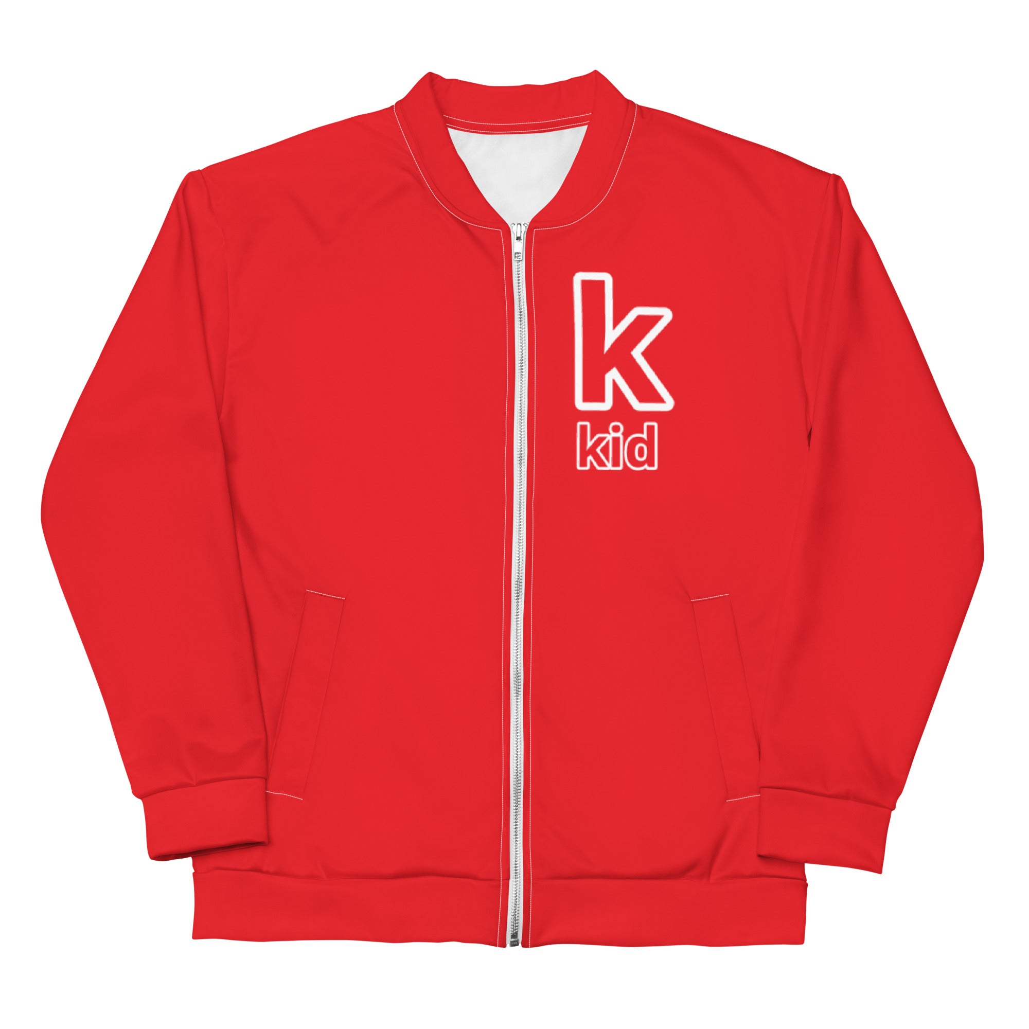 Kappa Kid Red Bomber Jacket