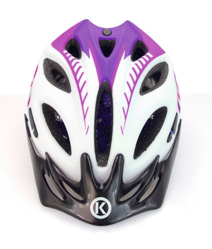 purple kids bike helmet