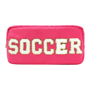 SOCCER Cosmetic Bag - Violet and Valentine