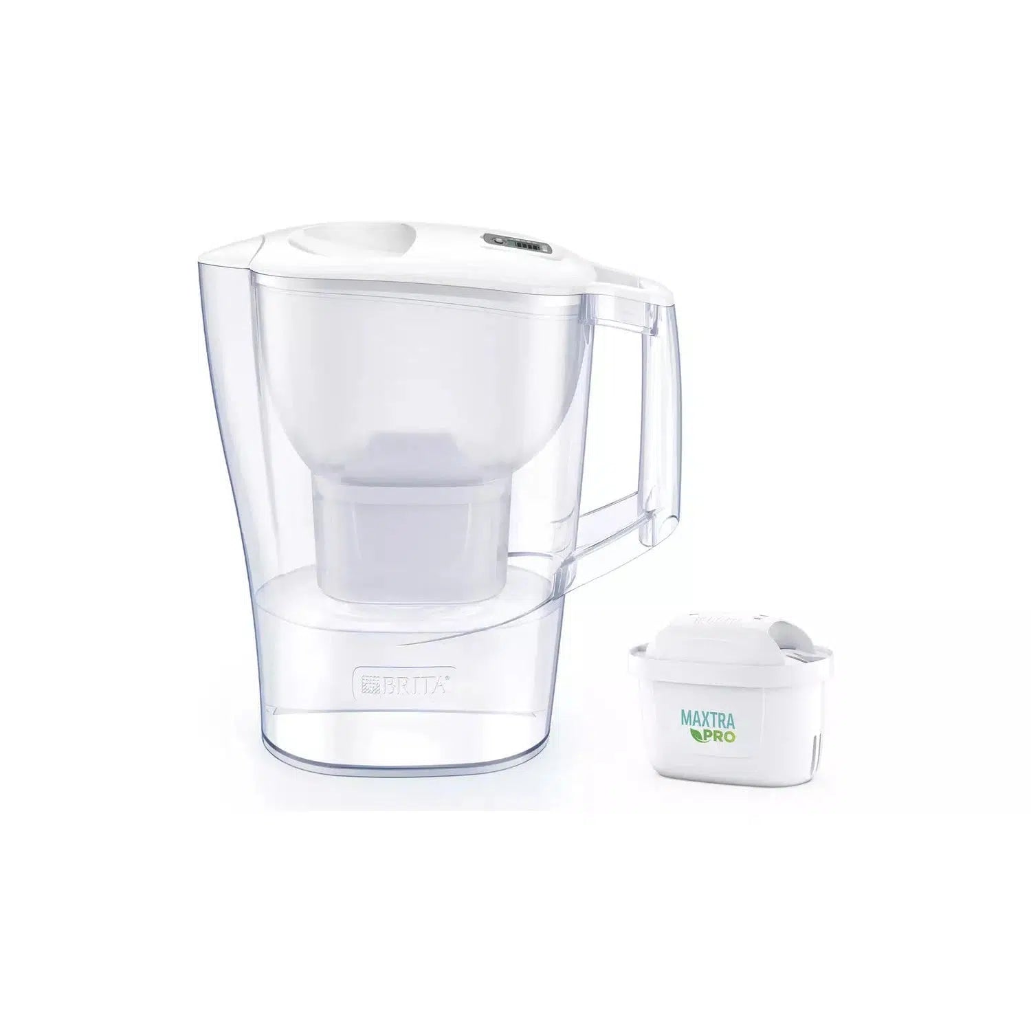 BRITA Maxtra Pro Water Filter Glass Jug, 2.5L, Clear/White