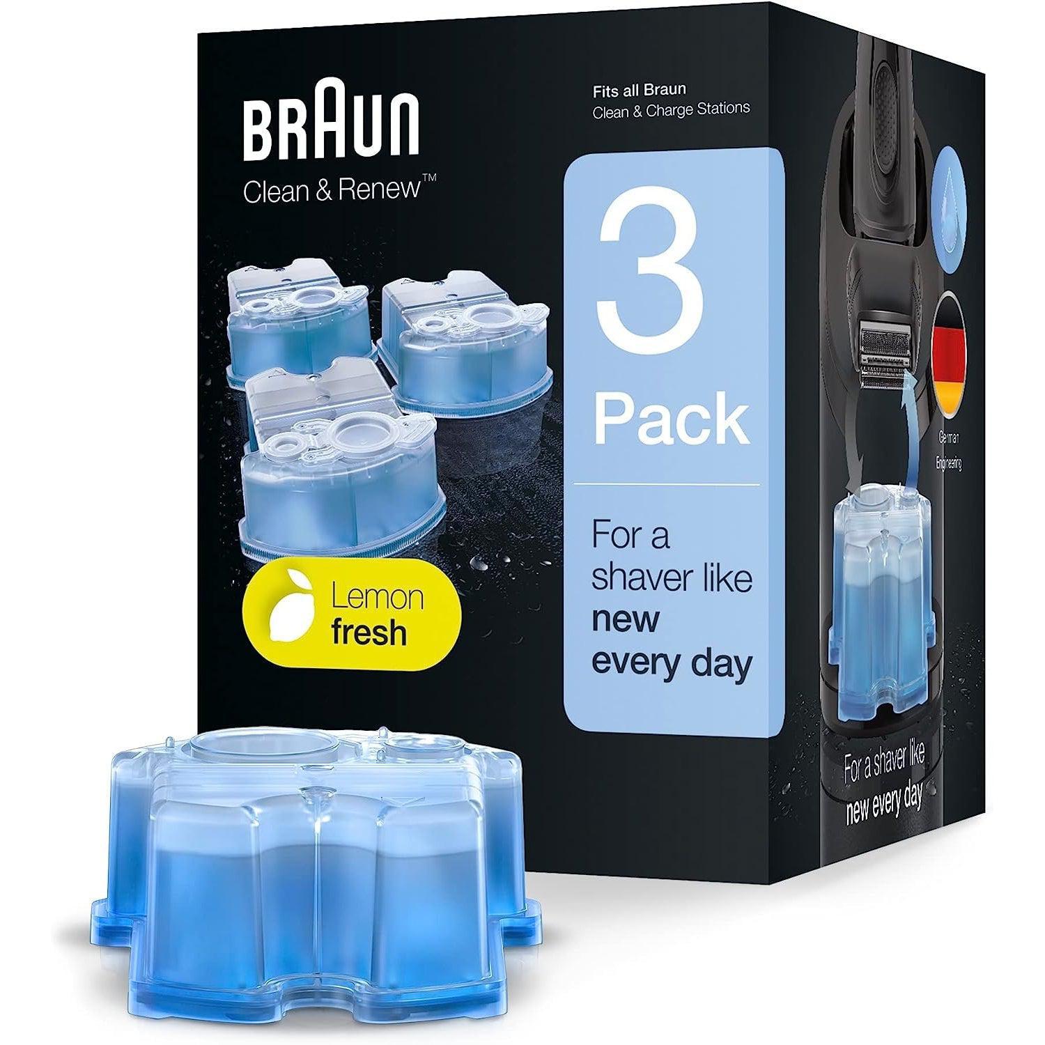 Braun CCR Clean & Renew Refill Cartridges - 100% Cleaner Compatible, 6