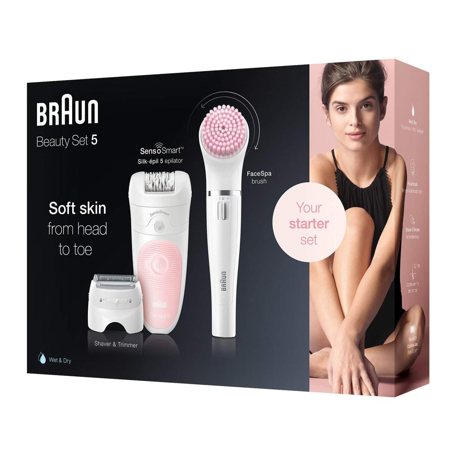 Braun Women's Silk-épil 9 Flex 9100 Beauty Set Wet & Dry Epilator with