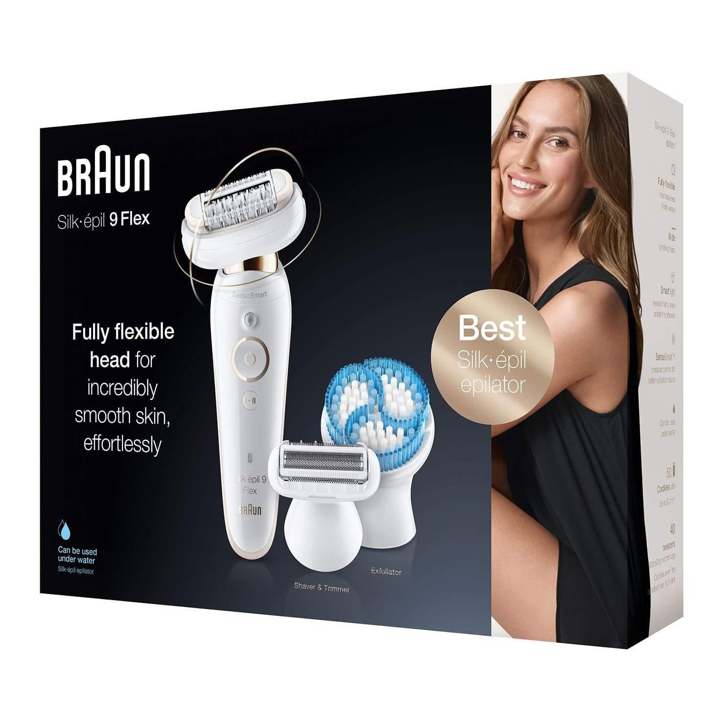 Braun Silk épil 9 SensoSmart™ 9/890 Wet & Dry epilator for women with 7  extras incl. Silk-épil 3in1 trimmer - Braun India