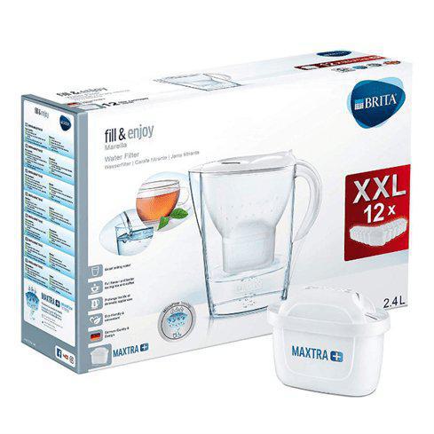 BRITA Marella XL White MX PRO Water Filter Jug - HelloSupermarket