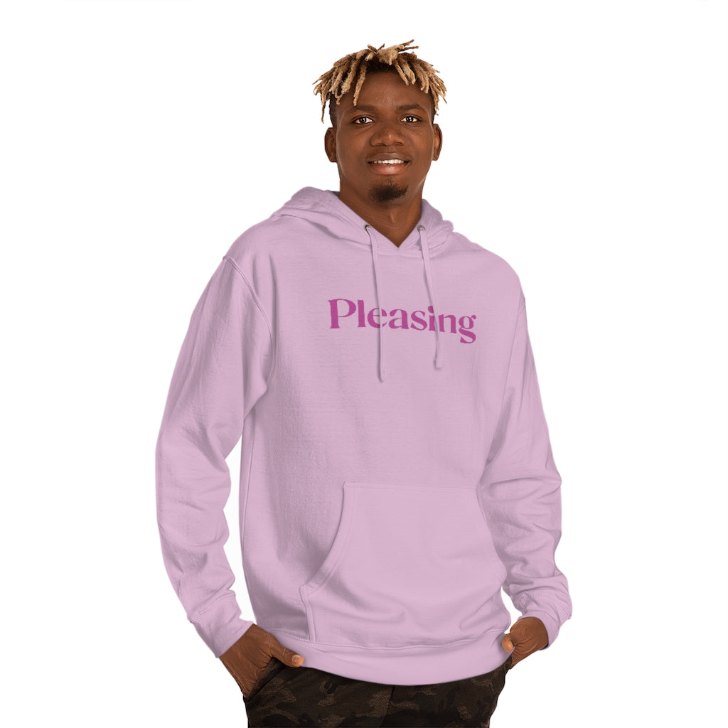 pink heavyweight hoodie