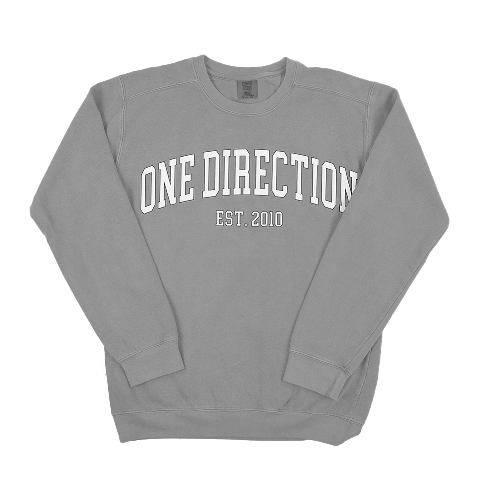 white comfort colors sweatshirt