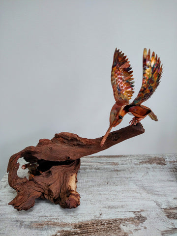 Kingfisher sculpture
