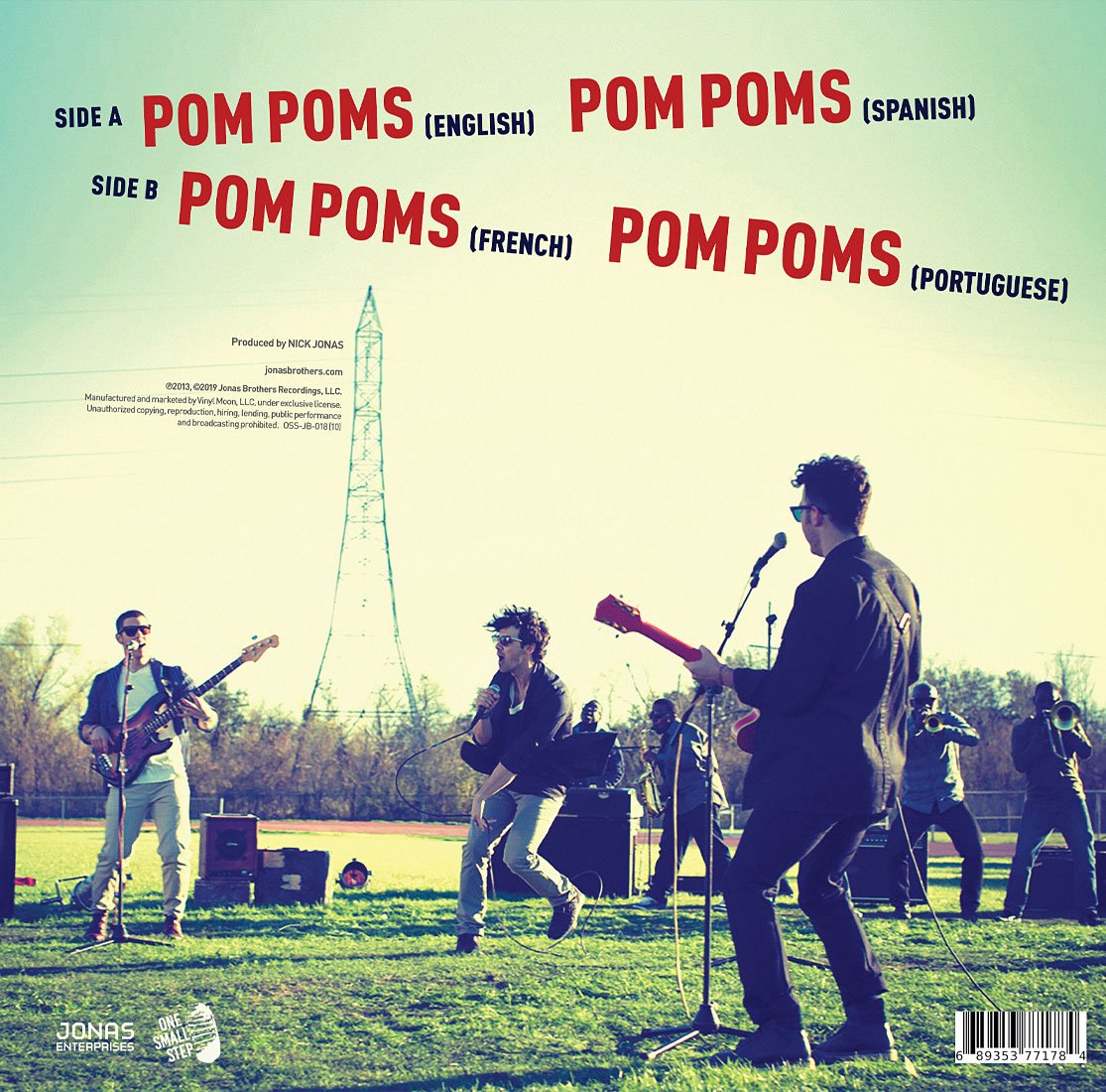 Pom Poms 10" Single - JONAS CLUB