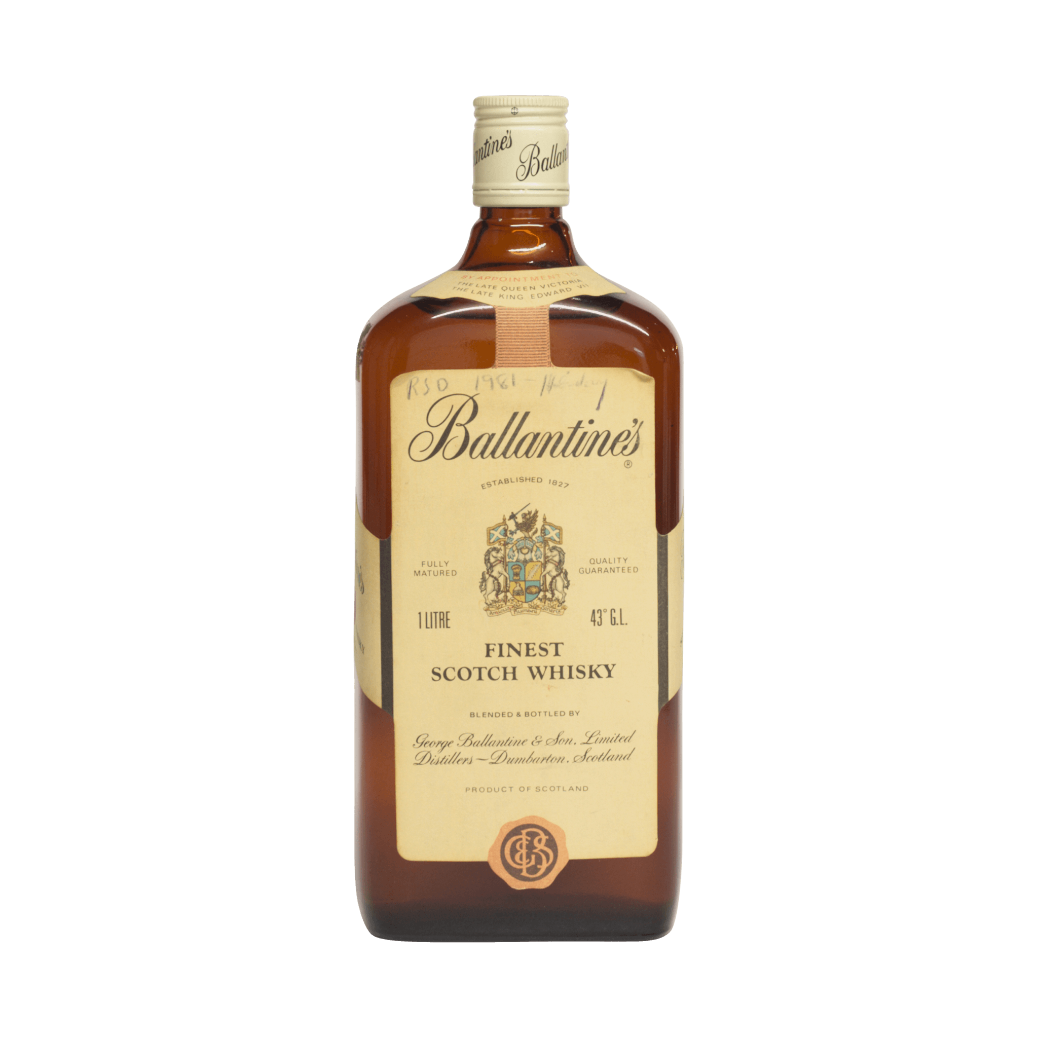 Ballantine S Finest Blended Scotch Whisky 43 00 100cl Whisky Business