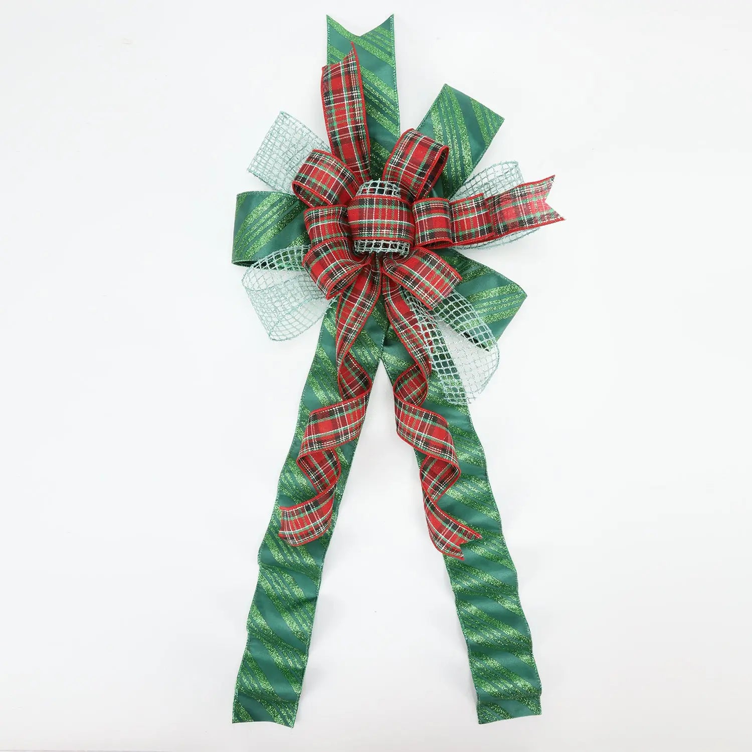 2 1/2" Wired Ribbon | "Netting" Turquoise | 10 Yard Roll