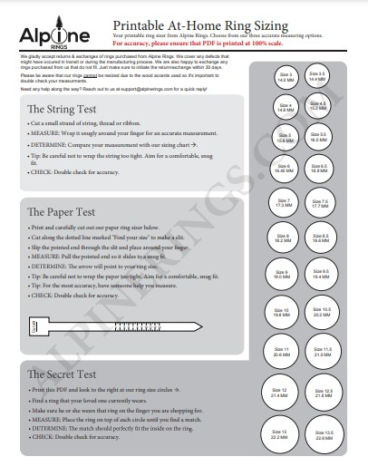 How to Measure Ring Size at Home with String, Printables, & More