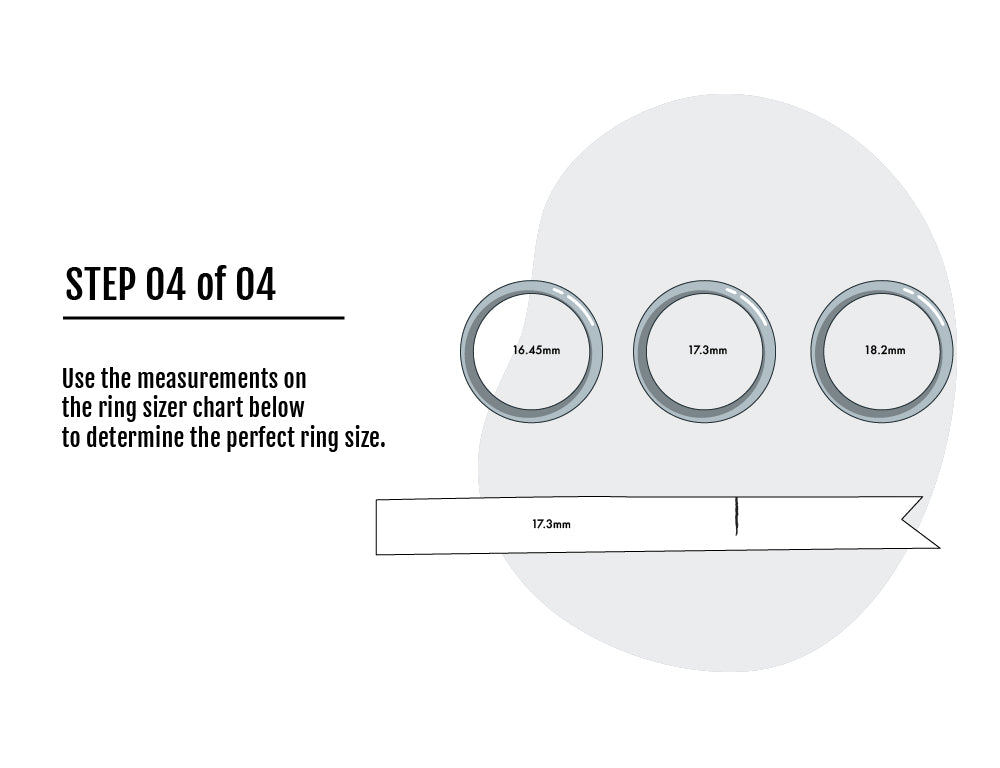 Ring sizing step 4