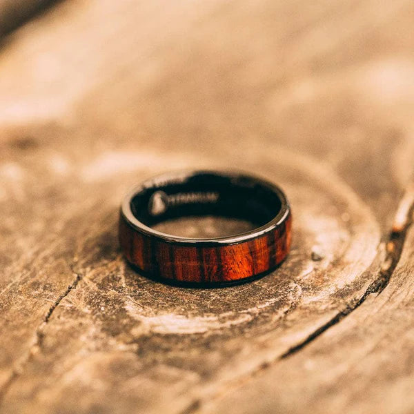 Wooden Wedding Rings & Bands for Men