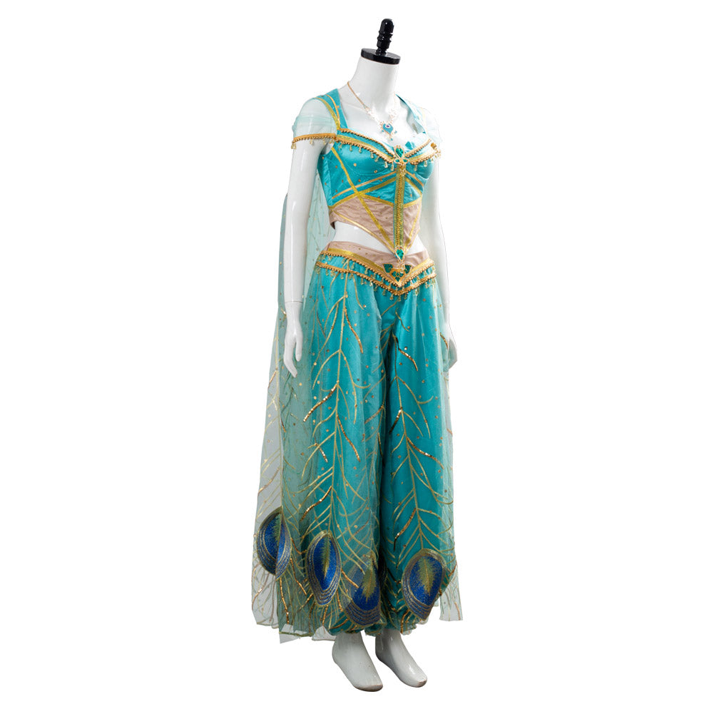 Naomi Scott Aladdin The Movie Princess Jasmine 2019 Outfit Cosplay Cos Cosplayskyca 7499