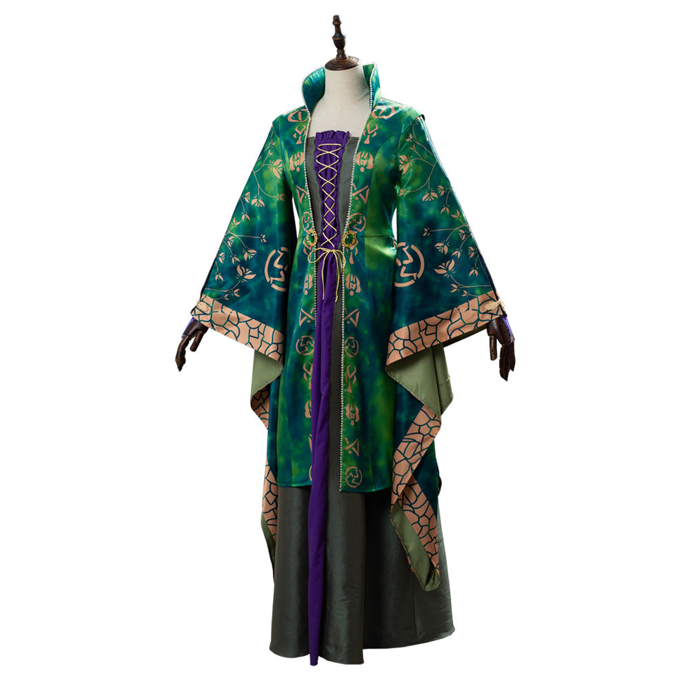 Hocus Pocus Winifred Sanderson Dress Cosplay Costume – Cosplaysky.ca