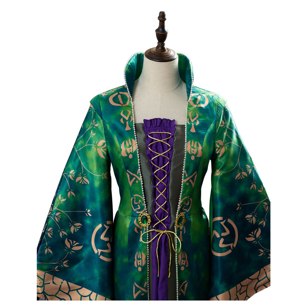 Hocus Pocus Winifred Sanderson Dress Cosplay Costume – Cosplaysky.ca