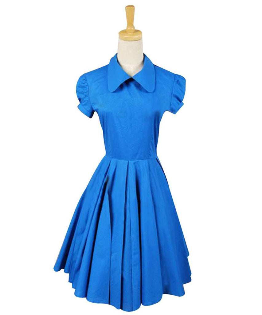 Alice In Wonderland Movie Blue Alice Dress Costume Cosplayskyca 