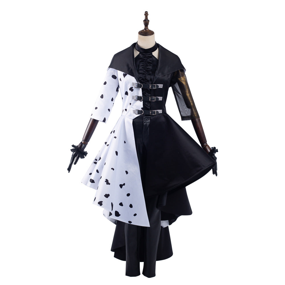 Cruella De Vil Red Dress Emma Stone Cosplay Costumes 2021 CosDaddy