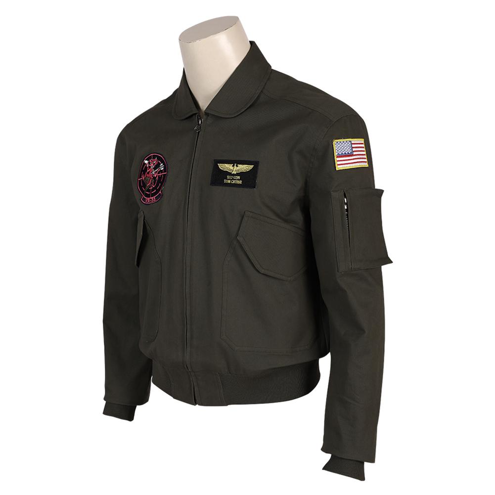 Top Gun Maverick Pilot Jacket Cosplay Costume – Cosplaysky.ca