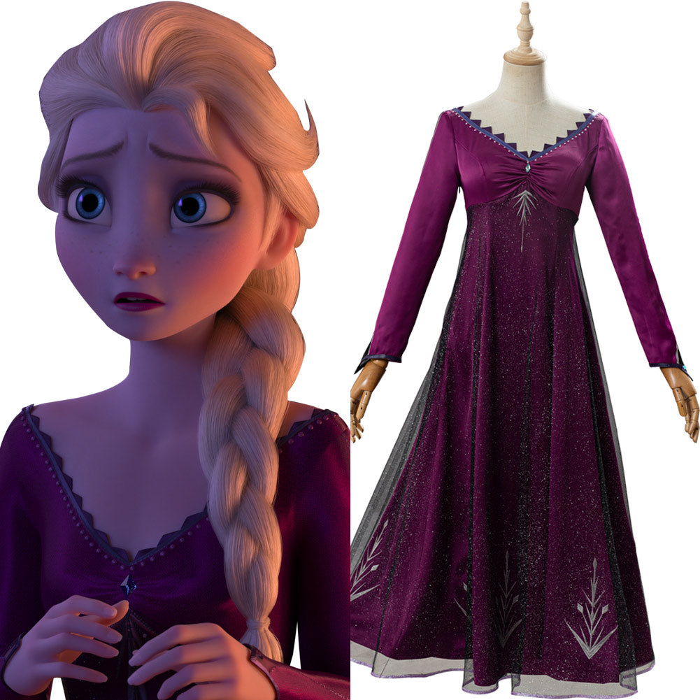Déguisement Elsa violet Reine des Neiges 2™ - Vegaooparty