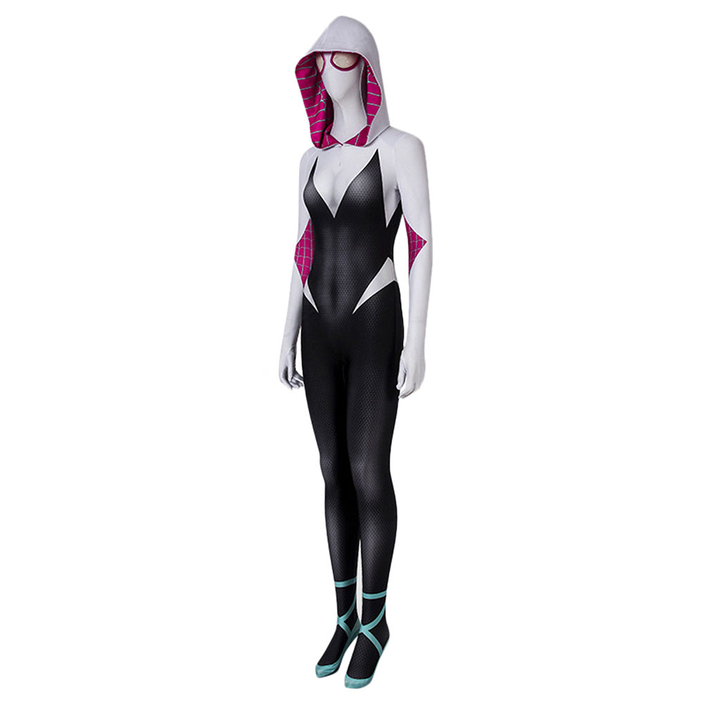 Spider-Man: Into the Spider-Verse -Gwen Stacy Cosplay Costume Jumpsuit –  