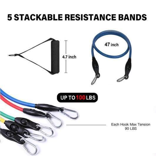 100 lb resistance bands