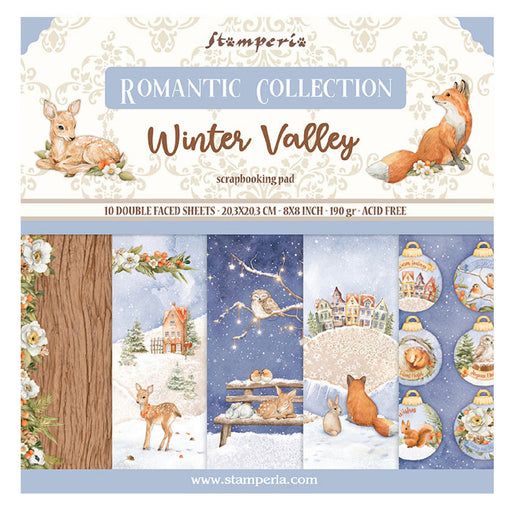 Stamperia Sweet Winter Background Collection Scrapbooking Paper