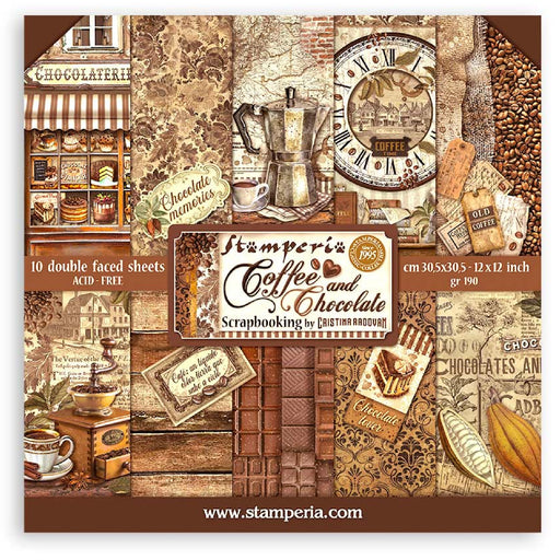 Stamperia 8 Scrapbook Paper Pad - Backgrounds Selection Songs of the –  Ninnys Napkins