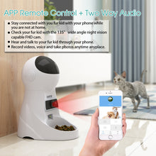 Load image into Gallery viewer, Automatic Pet Food Feeder With Voice Recording