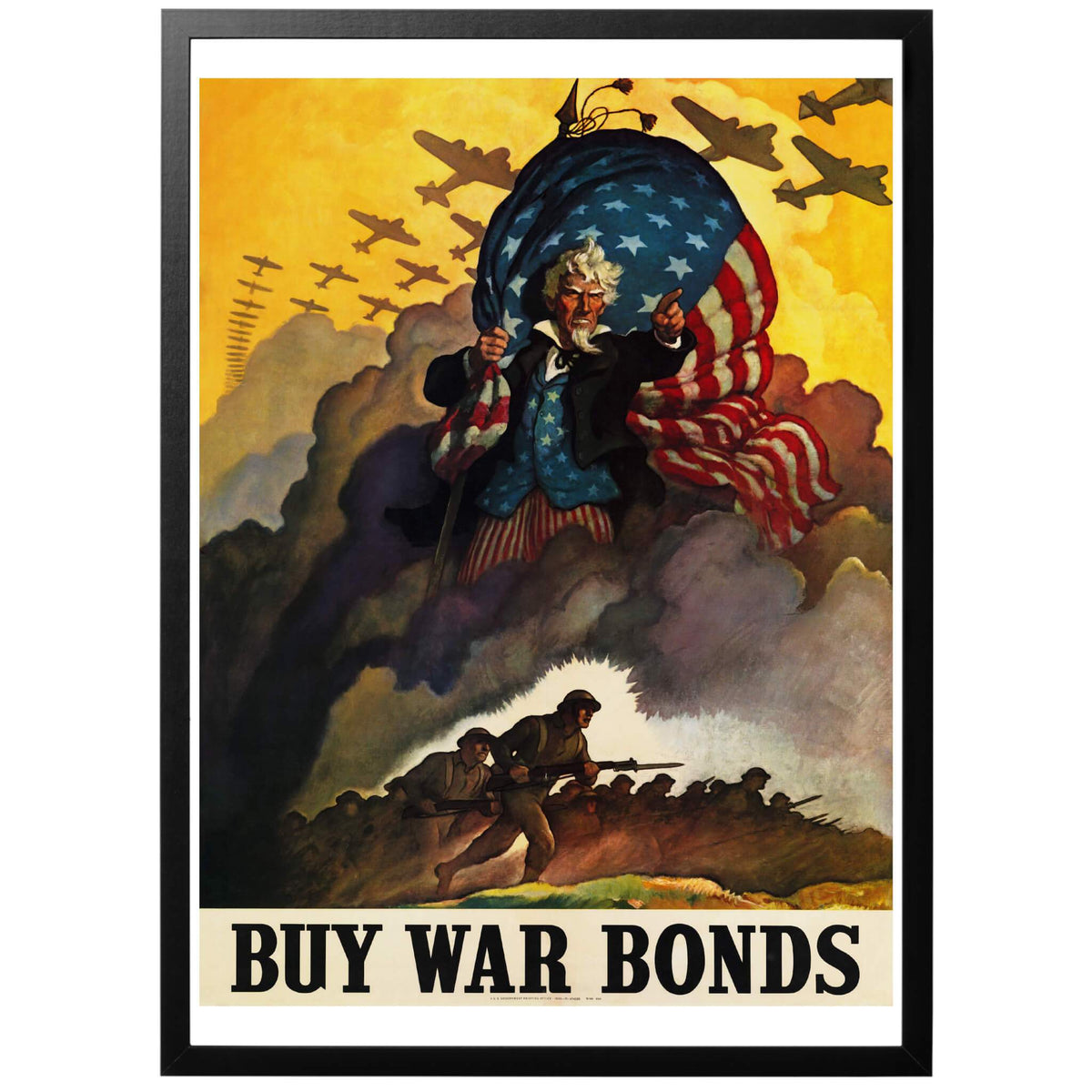 Buy War Bonds Poster World War Era 5810