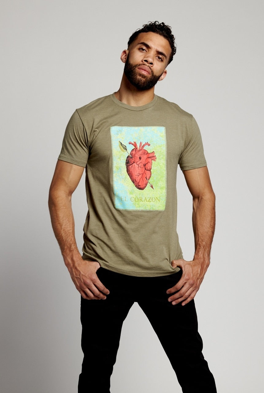 olive green shirt mens