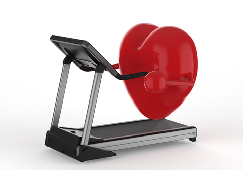 Heart Attack Prevention Heart on Treadmill