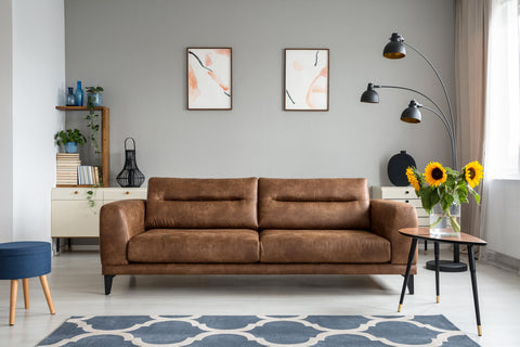 Patches Leather Sofa – Inspired Environments