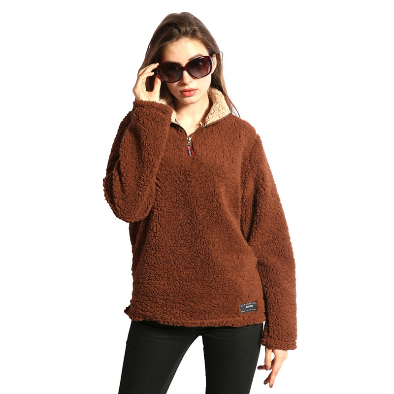 sherpa pullover wholesale