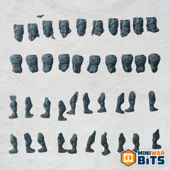 Exaction Squad Arbites Torso & Leg Bits